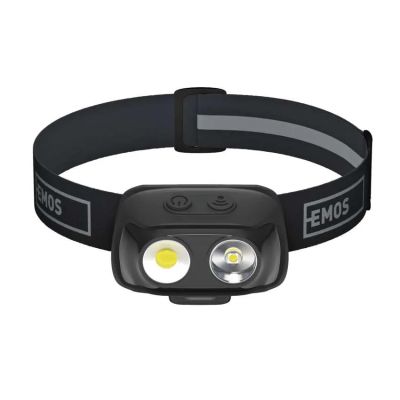 COB LED nabíjacia čelovka P3542, 500lm, 130m, Li-pol 1200mAh