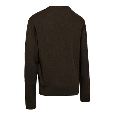 Deerhunter Harrington V-neck Knit brown sveter 8118