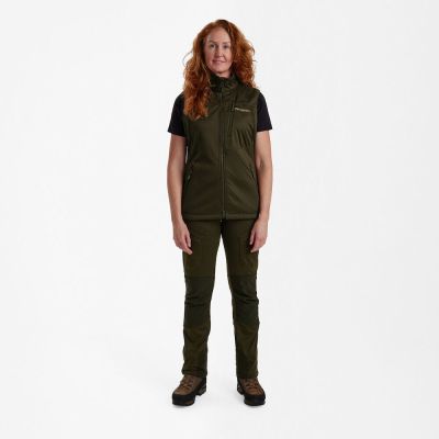 DEERHUNTER Lady Excape Softshell green dámska vesta 4843