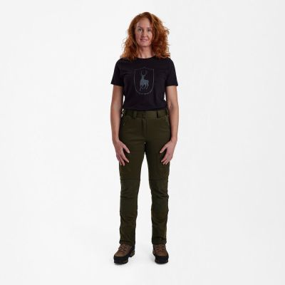 DEERHUNTER Lady Excape Softshell green dámske nohavice 3843