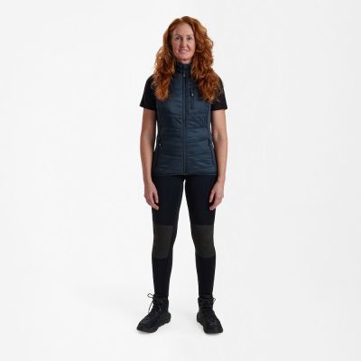 DEERHUNTER Lady Heat Padded dark blue vyhrievaná dámska vesta 4850
