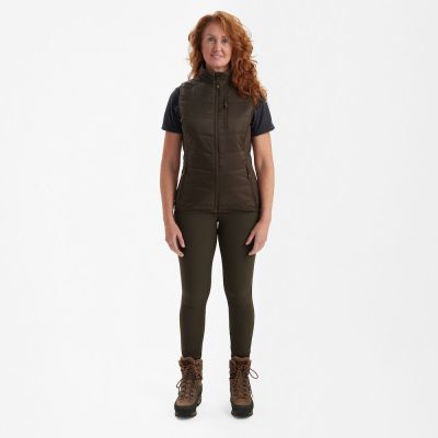 DEERHUNTER Lady Heat Padded wood vyhrievaná dámska vesta 4850