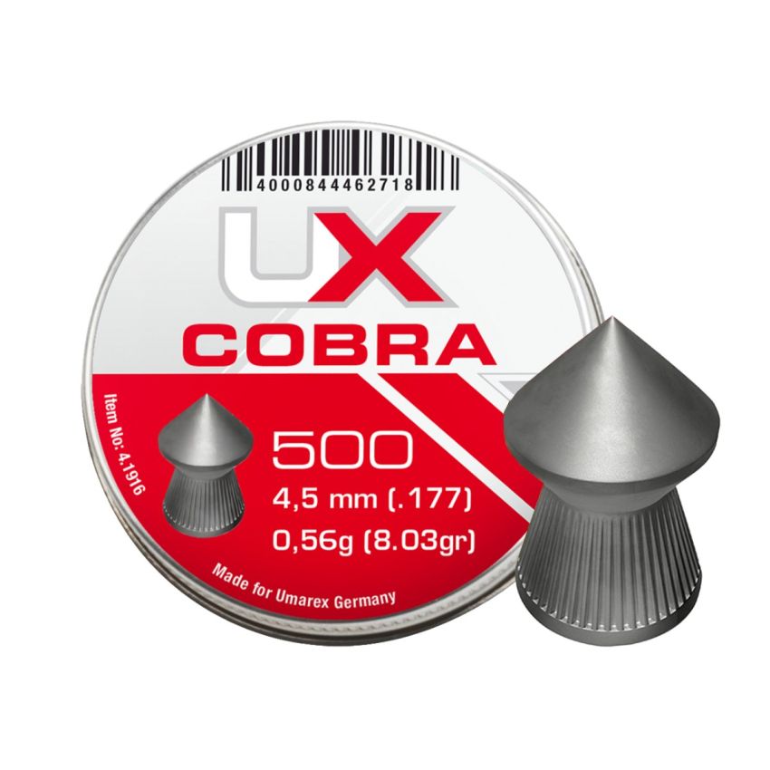 Hlavný obrázok Diabolo UX Cobra 4,5mm 500ks