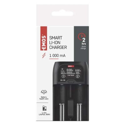 EMOS univerzálna nabíjačka li-ion batérií BCL-20D N9221