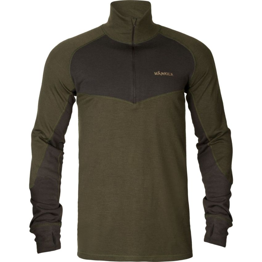 Hlavný obrázok Härkila Base Warm zip neck termo tričko
