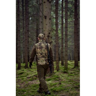 Härkila Deer Stalker camo obojstranná zbaliteľná vesta 