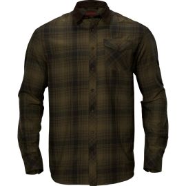 Härkila Driven Hunt Olive Green flannel košeľa