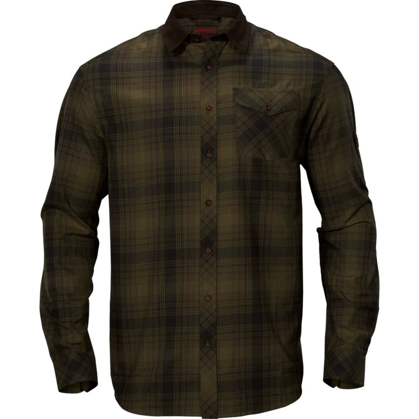 Hlavný obrázok Härkila Driven Hunt Olive Green flannel košeľa
