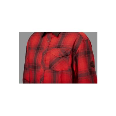 Härkila Driven Red/Black check flannel košeľa