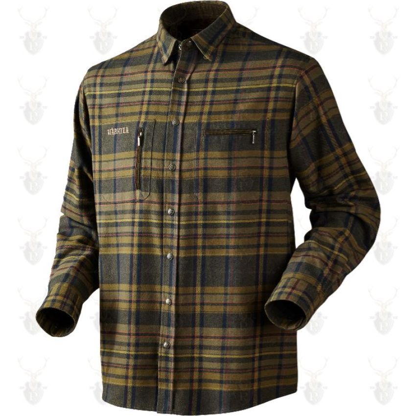 Hlavný obrázok Härkila Eide košeľa Dark olive check