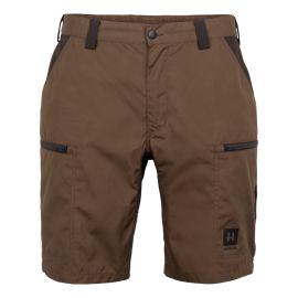 Härkila Fjell dark earth/shadow brown krátke nohavice