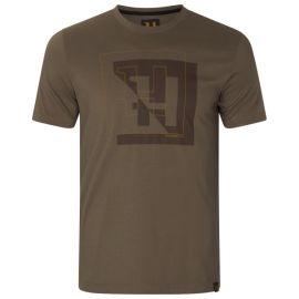 Härkila H-logo Major brown tričko