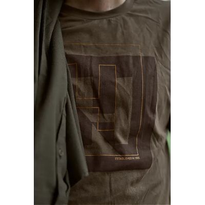 Härkila H-logo Major brown tričko