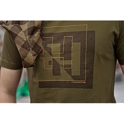 Härkila H-logo olive tričko