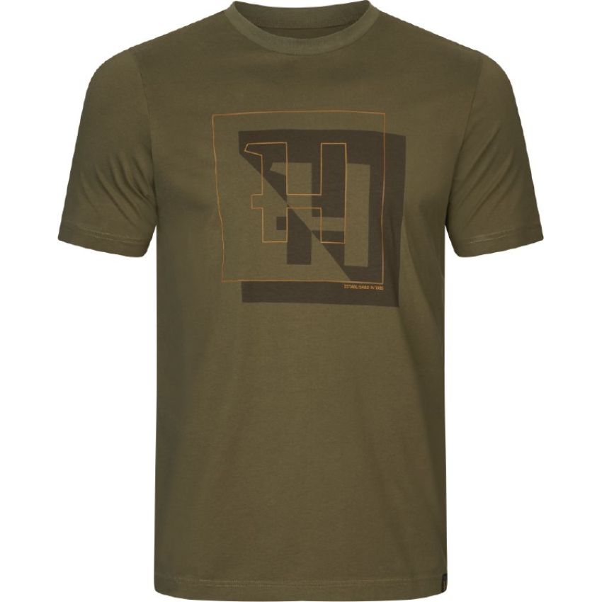 Hlavný obrázok Härkila H-logo olive tričko