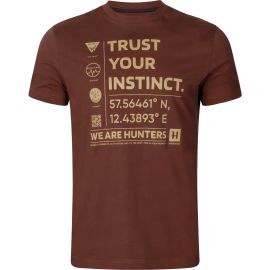 Härkila Instinct Burgundy S/S tričko