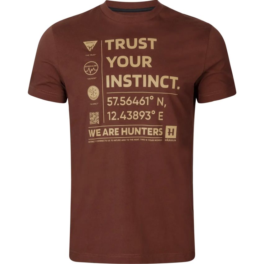 Hlavný obrázok Härkila Instinct Burgundy S/S tričko