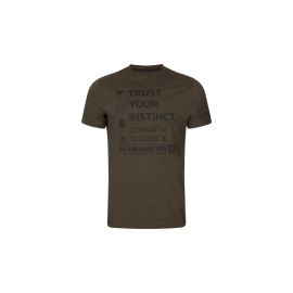 Härkila Instinct shadow brown S/S tričko