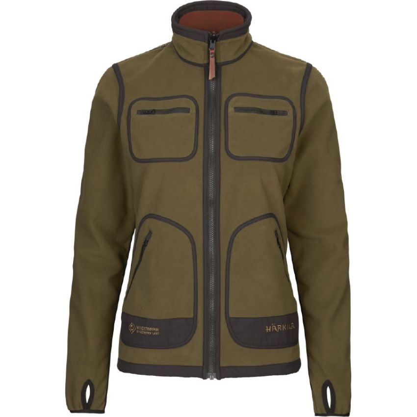 Hlavný obrázok Härkila Kamko fleece Dark Olive/Arabian dámska obojstranná bunda