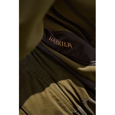 Härkila Kamko fleece dark olive/arabian spice obojstranná bunda