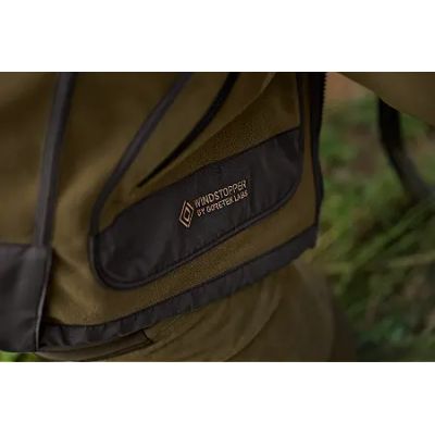 Härkila Kamko fleece dark olive/arabian spice obojstranná bunda