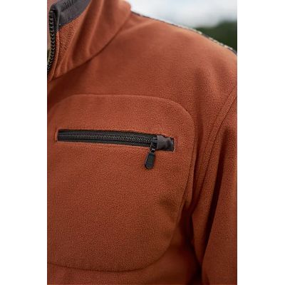 Härkila Kamko fleece dark olive/arabian spice obojstranná bunda