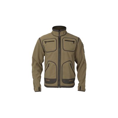 Härkila Kamko fleece obojstranná bunda dark antique bronze/willow green