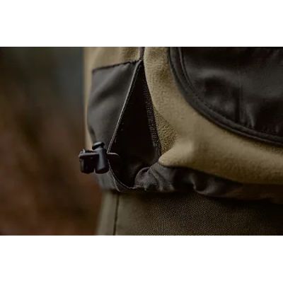 Härkila Kamko fleece obojstranná bunda dark antique bronze/willow green