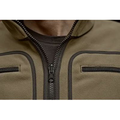 Härkila Kamko fleece obojstranná bunda dark antique bronze/willow green