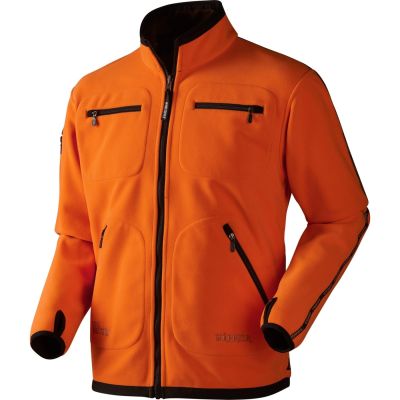 Härkila kamko fleece obojstranná bunda hunting green/ orange blaze