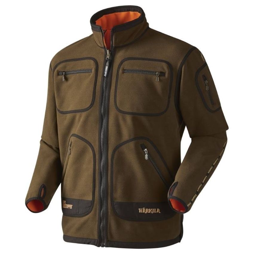 Hlavný obrázok Härkila kamko fleece obojstranná bunda hunting green/ orange blaze