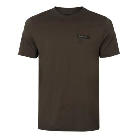 Härkila Logo brand brown/tarmac pánske tričko