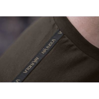 Härkila Logo brand brown/tarmac pánske tričko