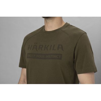 Härkila logo tričko willow green