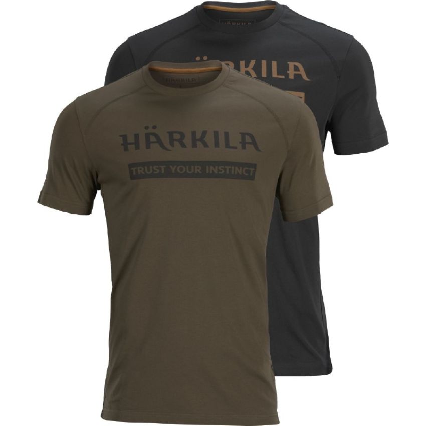 Hlavný obrázok HÄRKILA LOGO zelené/čierne TRIČKO 2 KS/BALENIE