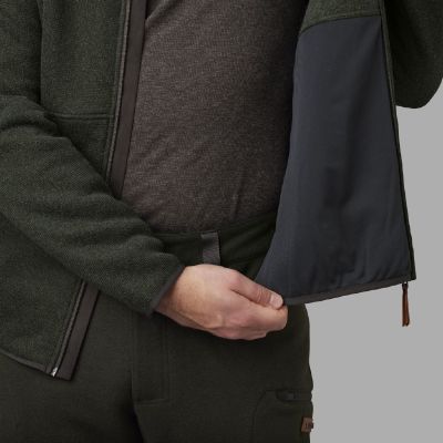 Härkila METSO FULL ZIP willow green sveter