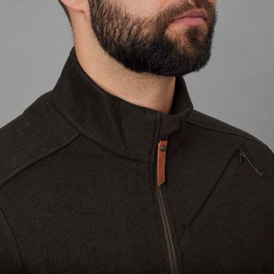 Härkila METSO HALF ZIP shadow brown sveter