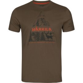 Härkila Nature Slate Black tričko 