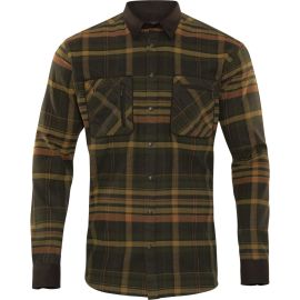 Härkila Pajala Willow Green/Brown košeľa