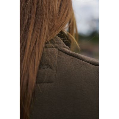 Härkila Sandhem Sherpa fleece brown dámska mikina
