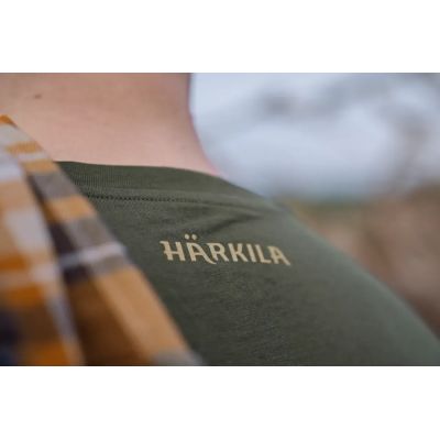 Härkila Wildboar logo pánske tričko forest night