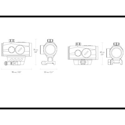 HAWKE Endurance Red Dot 1×30 3MOA (Weaver) – kolimátor 12128