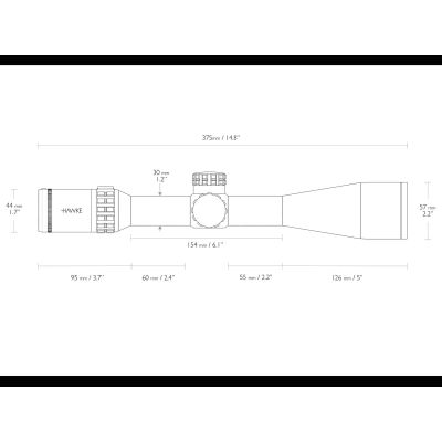 HAWKE Frontier 30 SF IR 2,5-15×50 LR Dot (8x) 18420