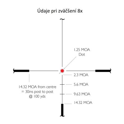 HAWKE Frontier 30 SF IR 2,5-15×50 LR Dot (8x) 18420