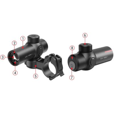 Infiray laserový diaľkomer LRF Tube 