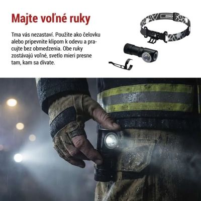 LED nabíjacia čelovka P3544, 500 lm, Li-Ion 800 mAh