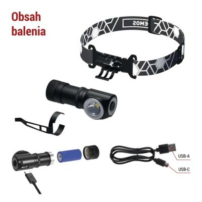 LED nabíjacia čelovka P3544, 500 lm, Li-Ion 800 mAh