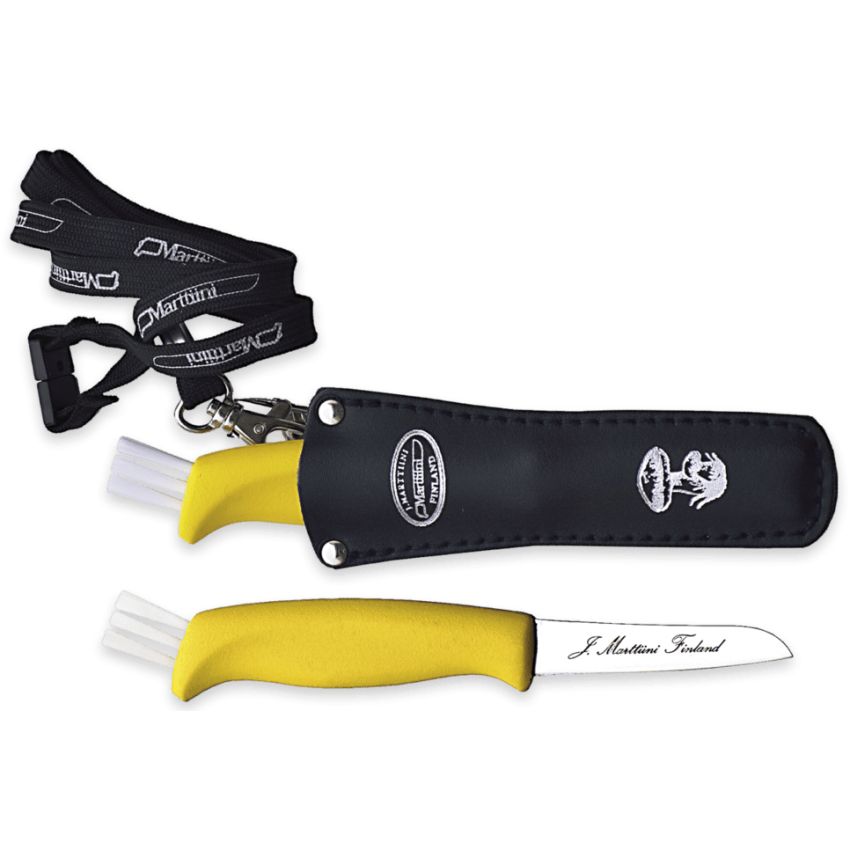 Hlavný obrázok Marttiini Mushroom knife, neck sheath stainless steel/plastic/leather 709014