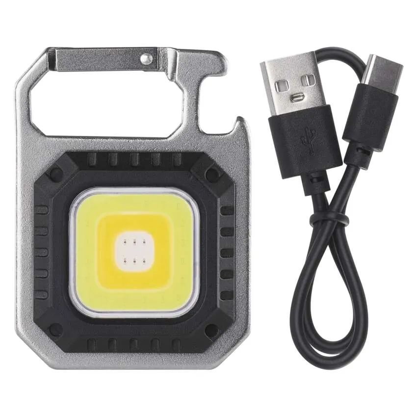 Hlavný obrázok Nabíjacia mini LED baterka - prívesok na kľúče, 750 lm