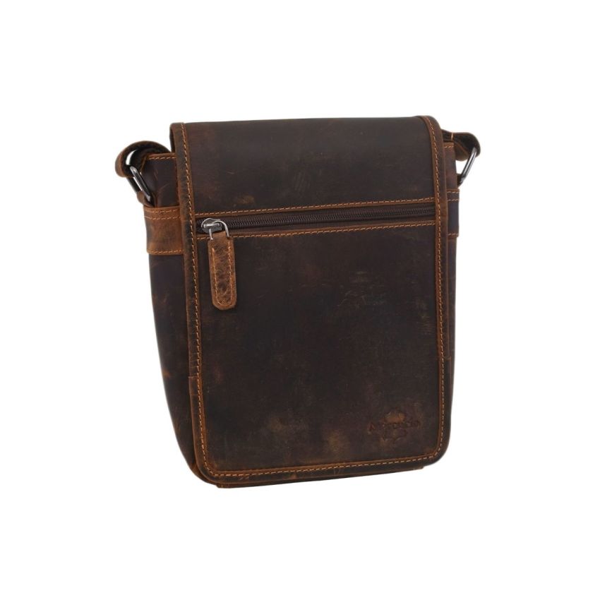 Hlavný obrázok Pánske kožené crossbody tmavohnedý hunter 250906